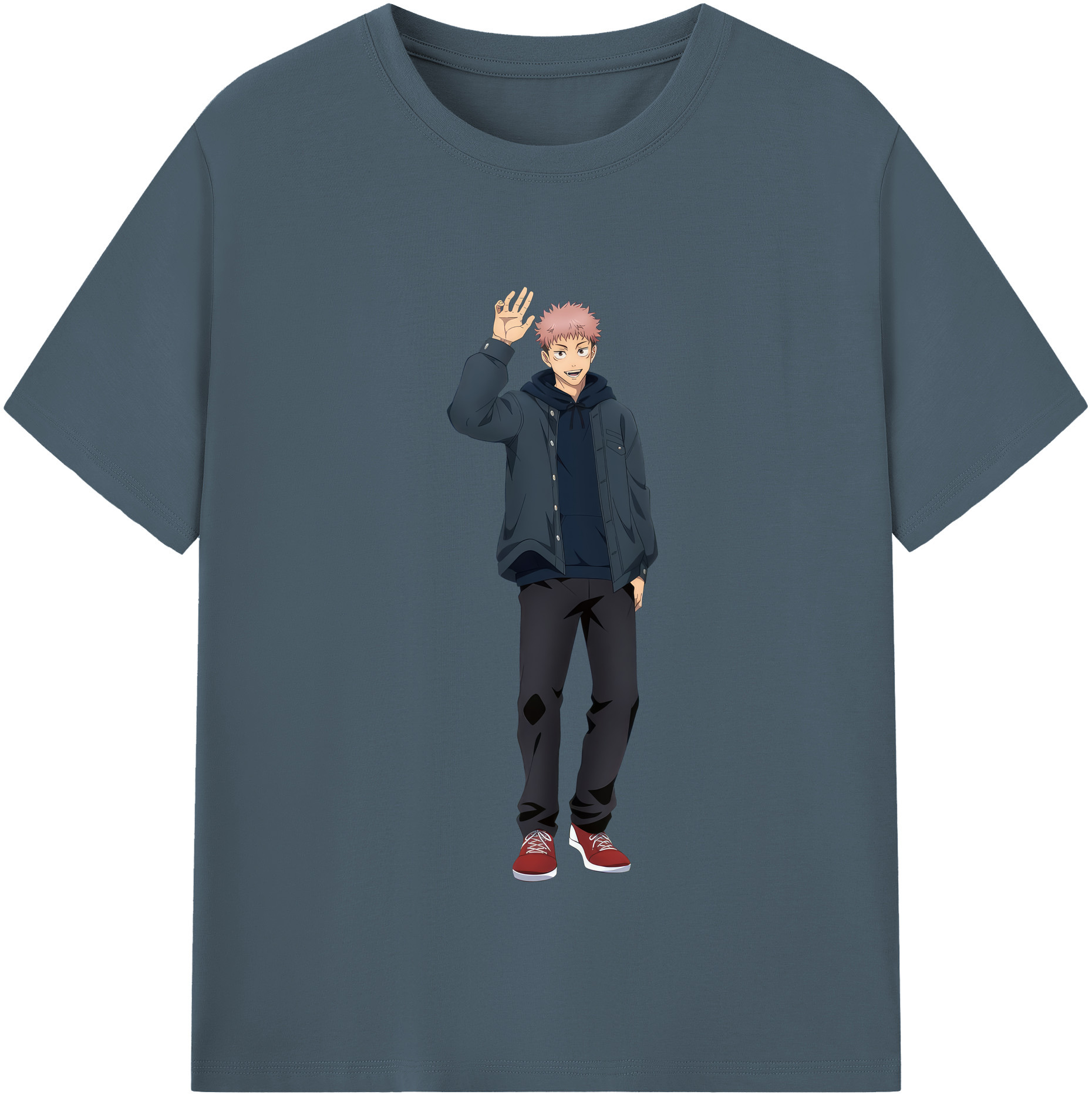 （画像用） 呪術廻戦 Jujutsu Kaisen 綿100％半袖Tシャツ（フロントプリント）
